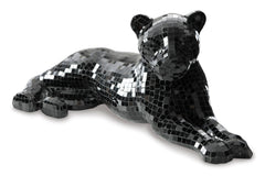 Black decorative sculpture, full product view - 1