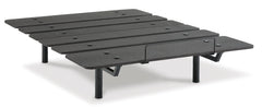 Black, complete Queen adjustable base in flat position; mattress excluded - 1