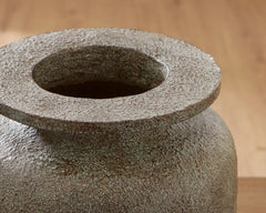 Gray/Brown 11.13-inch height vase, product view 4 - 4