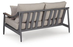 Gray, rear loveseat view - 4