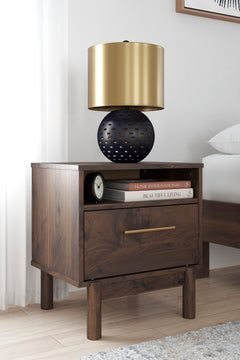 Mocha, nightstand in bedroom setting - 5