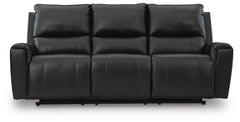 Black, sofa front view - 4