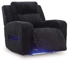 Black, full recliner in open position - 3