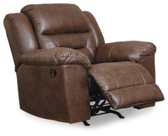 Chocolate, full recliner in open position - 3