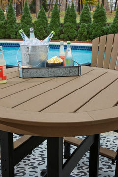 Black/Driftwood Outdoor Table, product view 2 - 4