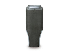 Gray/Black 15.38-inch height vase, product view 2 - 5