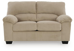 Sand, complete loveseat front view - 10