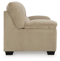 Sand, complete loveseat side view - 11