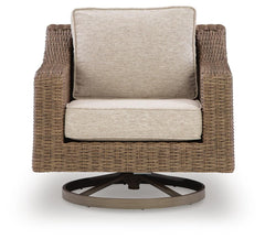 Beige, front lounge chair view - 3