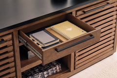 Warm Brown/Black Credenza, view 3 - 3
