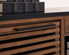 Warm Brown/Black Credenza, view 4 - 4