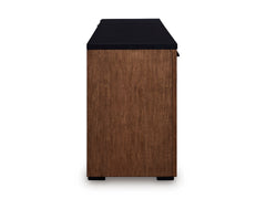 Warm Brown/Black Credenza, view 6 - 6