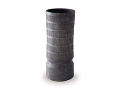 Antique Black 21.5-inch height vase, product view 3 - 7