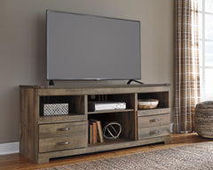 Brown TV stand, product view 2 - 2
