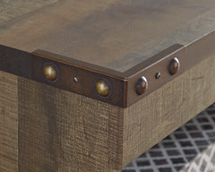 Brown TV stand, product view 3 - 3