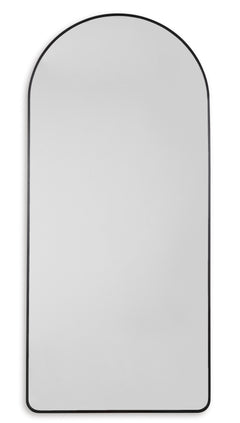 Black Floor Mirror, full product view - 1