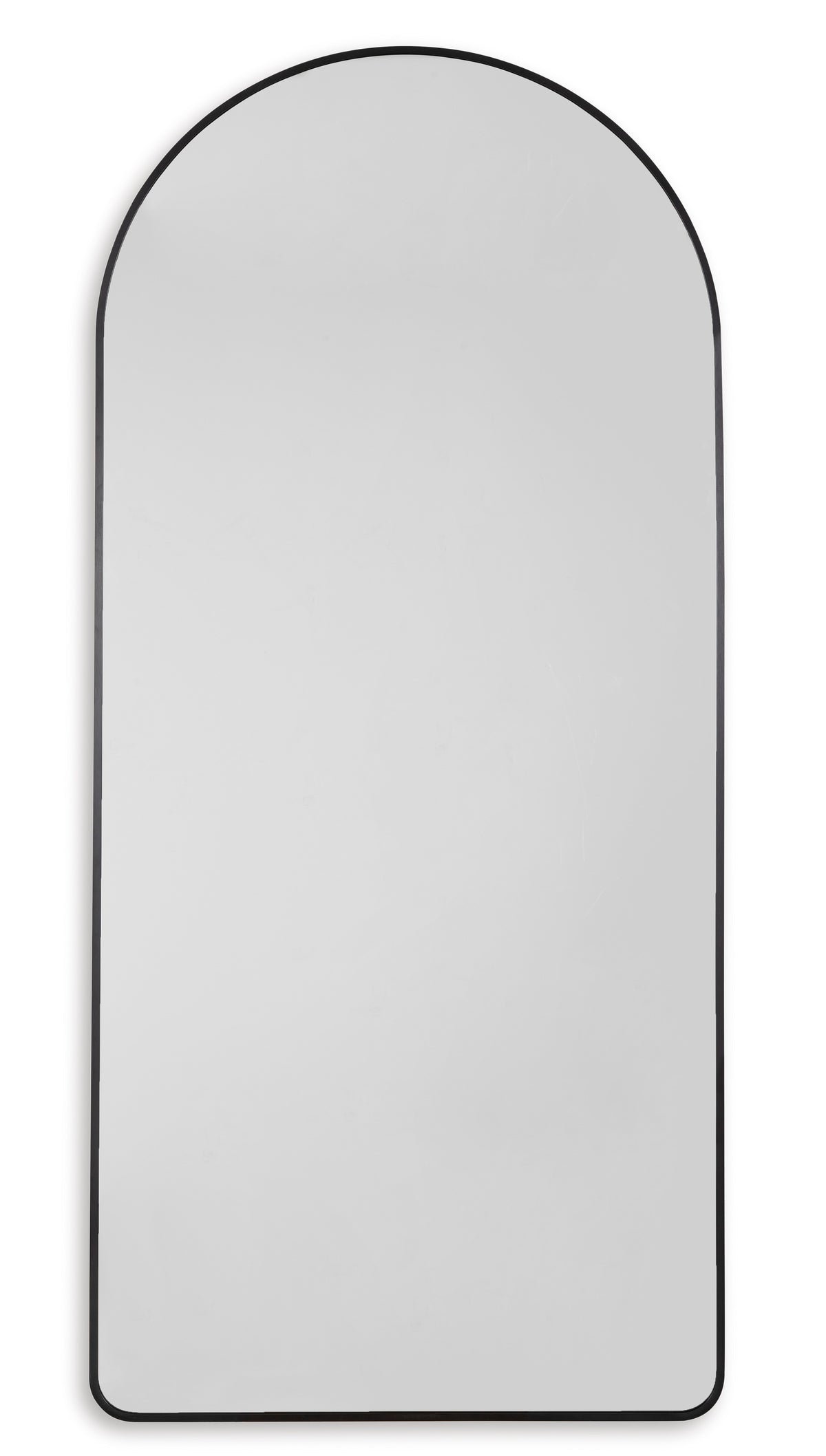 Black Floor Mirror, full product view