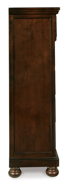 Rustic Brown, full side view of chest - 4