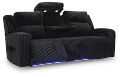 Black, full product with footrest extended - 3