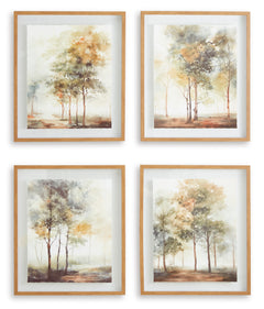 Multi Bryneford wall art set, full product view - 1