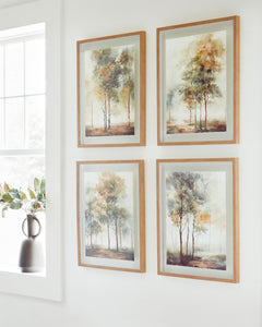 Multi Bryneford wall art set, product view 5 - 5