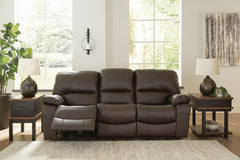 Dark Brown, sofa in room; other furniture and decor excluded - 2