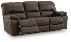 Dark Brown, full product with footrest extended - 3