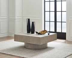 Light Grayish Brown Square Coffee Table, product view 3 - 3