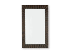 Dark Brown Accent Mirror, view 4 - 4