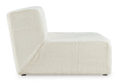 Ivory Upholstered Accent Chair, product view 3 - 3
