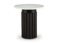 Black/White black and white accent table, product view 2 - 2