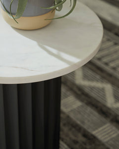 Black/White black and white accent table, product view 3 - 3