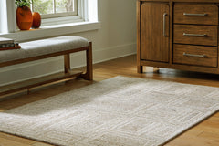 Gray/Ivory/Honey 61.63" x 84.13", room view; furniture excluded - 10