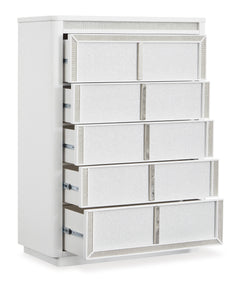 White, chest with drawers open - 2