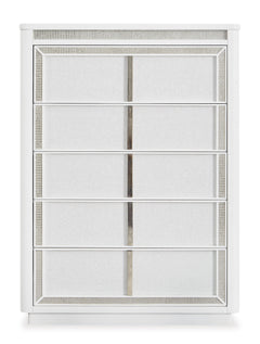 White, full front view of chest - 3