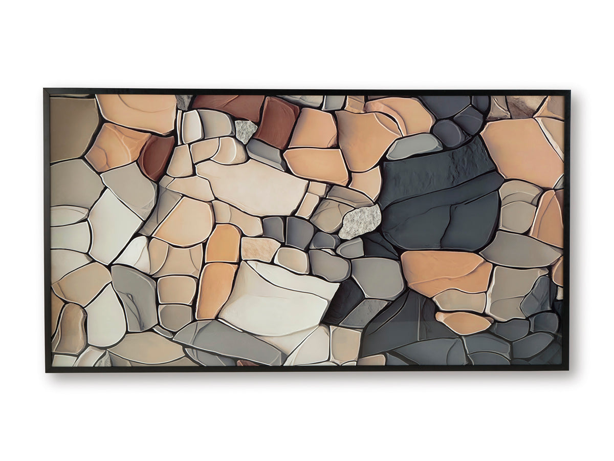 Multi Patteworth wall art, full product view