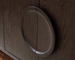 Dark Brown Accent Cabinet, product view 4 - 4