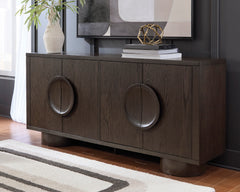 Dark Brown Accent Cabinet, product view 5 - 5