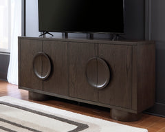 Dark Brown Accent Cabinet, product view 6 - 6