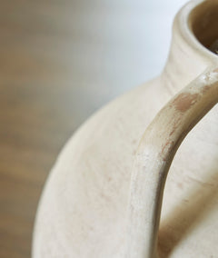 Antique Beige 17.63-inch height vase, product view 4 - 8