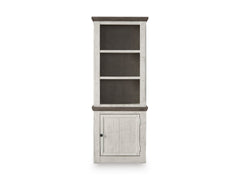 Two-tone, complete right pier cabinet front view - 3