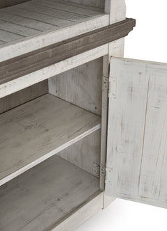 Two-tone, lower cabinet storage and finish detail - 4