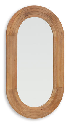 Brown Accent Mirror, view 1 - 1