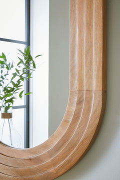 Brown Accent Mirror, view 3 - 3