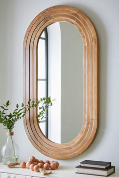 Brown Accent Mirror, view 5 - 5