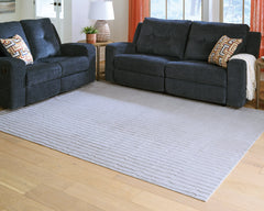 Gray 95.5" x 119.5", room view; furniture excluded - 2