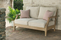 Beige Loveseat w/Cushion, product view 4 - 4