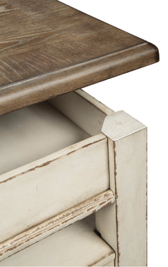 White/Brown Lift-Top Coffee Table, product view 6 - 6