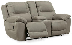 Putty, complete loveseat with footrest extended - 3