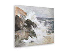 Tan/Gray/White Worthner wall art, product view 2 - 2